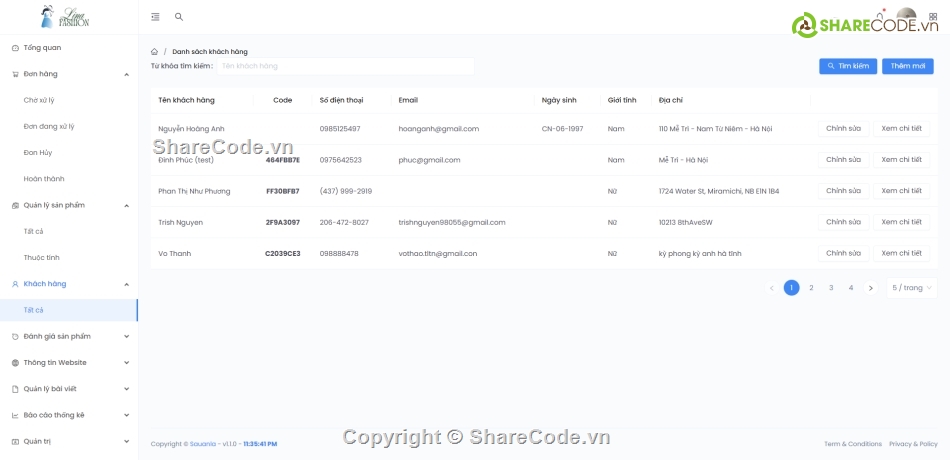 Website bán hàng thương mại điện tử,Website bán hàng,quản lý bán hàng,quản lý đơn hàng,website bán hàng,hệ thống bán hàng online